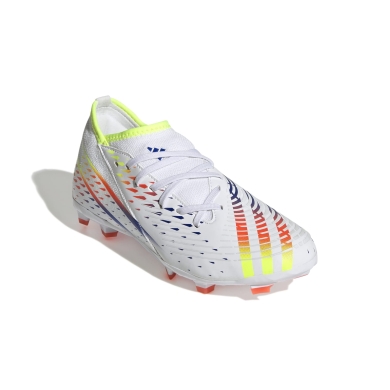 adidas buty piłkarskie Predator Edge.3 FG (do twardych nawierzchni, trawa naturalna) białe dziecięce